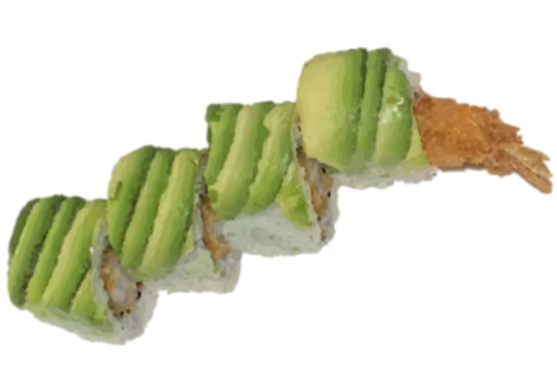 Ebi roll met avocado